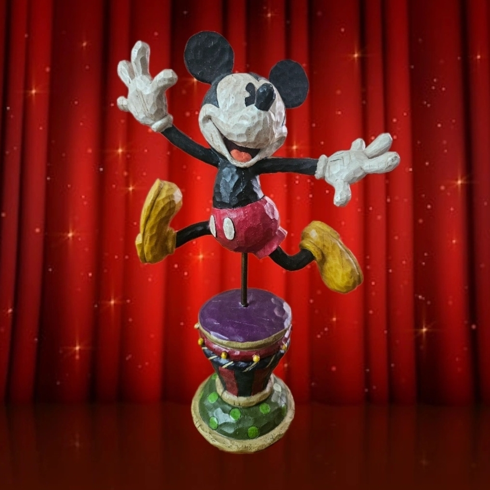 Disney Mickey Mouse Magical Decorative Statue with Colorful Design.